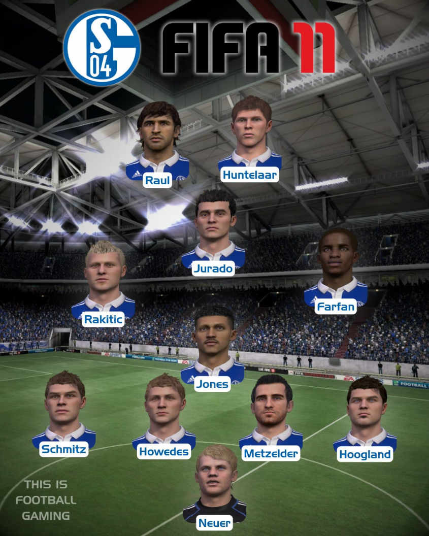 TOPOWY SKŁAD Schalke z czasów gry FIFA 11! CO ZA PAKA!